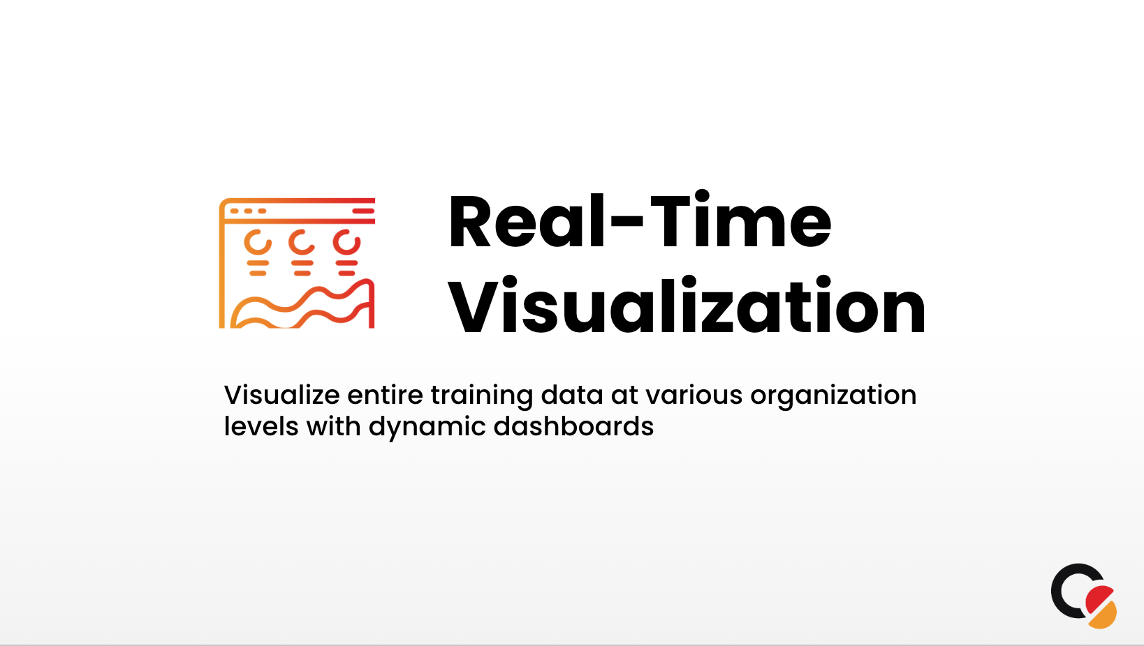 Dynamic dashboard to visualise the entire training data