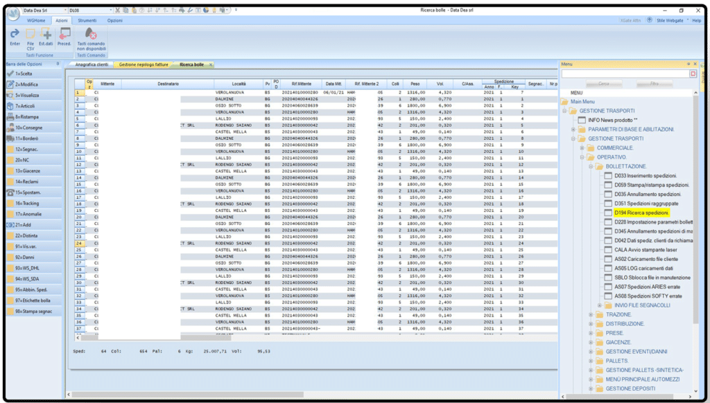 TRASPOJ screenshot: TRASPOJ overview