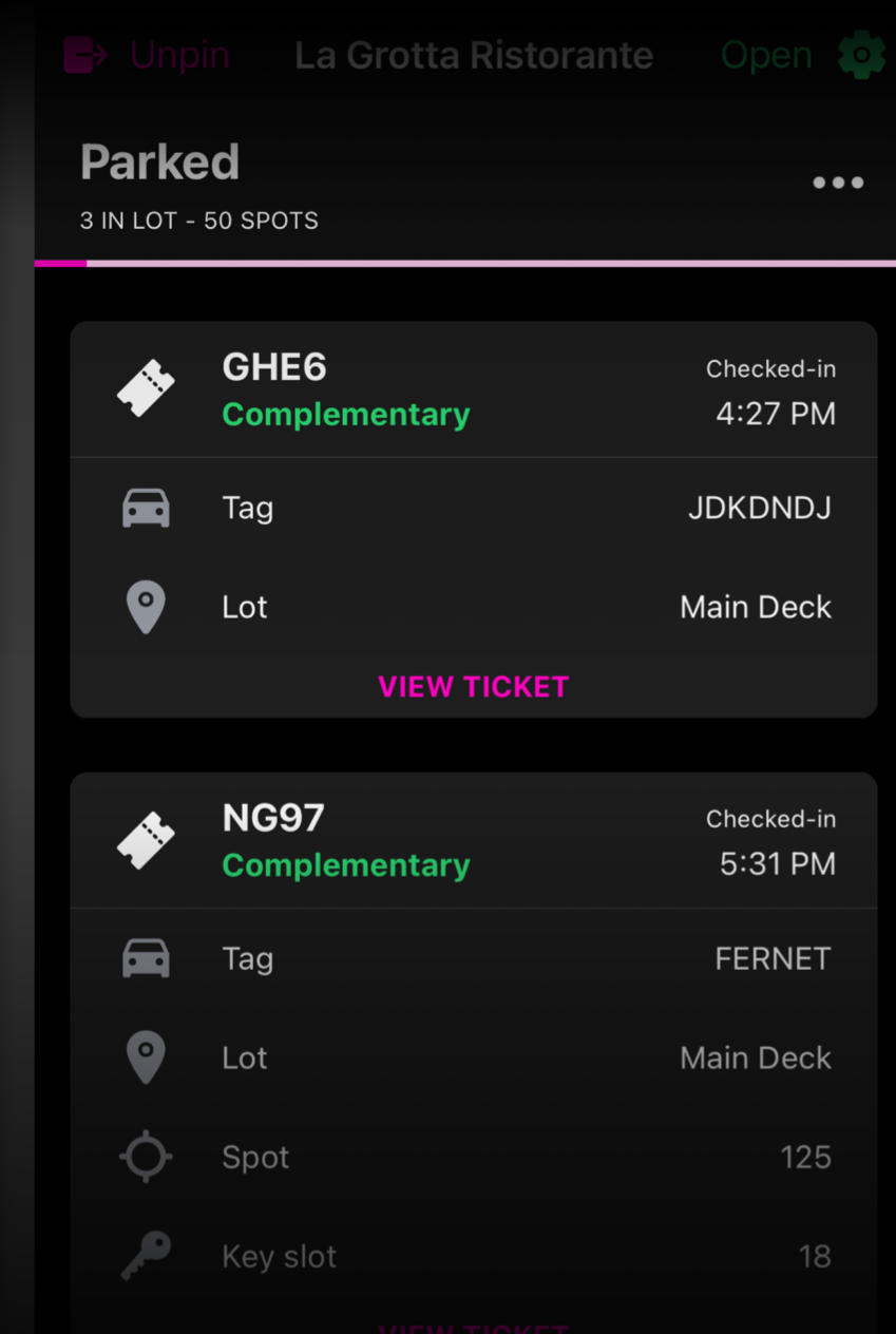 Summon screenshot: Summon ticket management