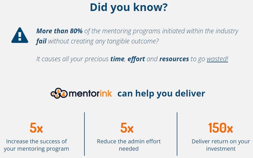 Mentorink Software - With our award-winning user experience, domain expertise, best customer support, and flexibility & configurability, Mentorink is a game-changing mentoring solution for your organization.