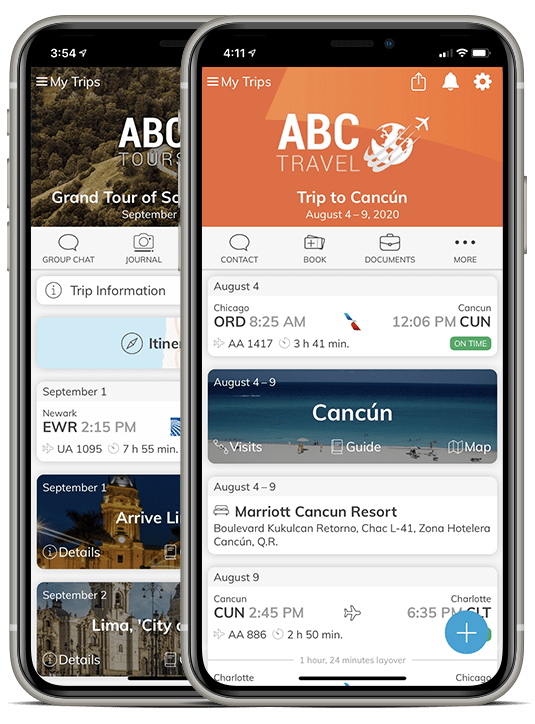 mTrip screenshot: mTrip mobile application