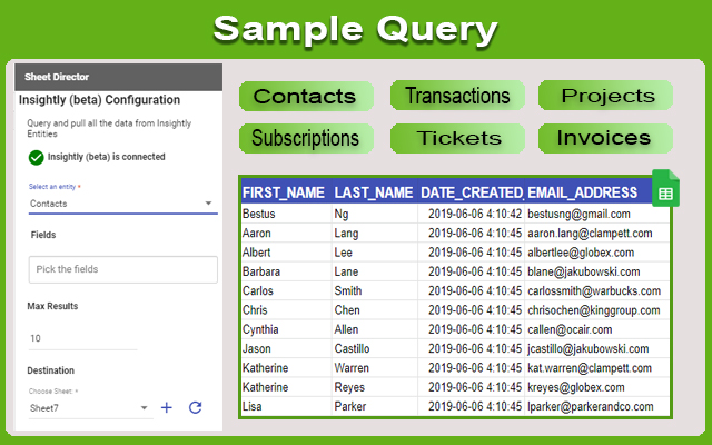 Sample Query