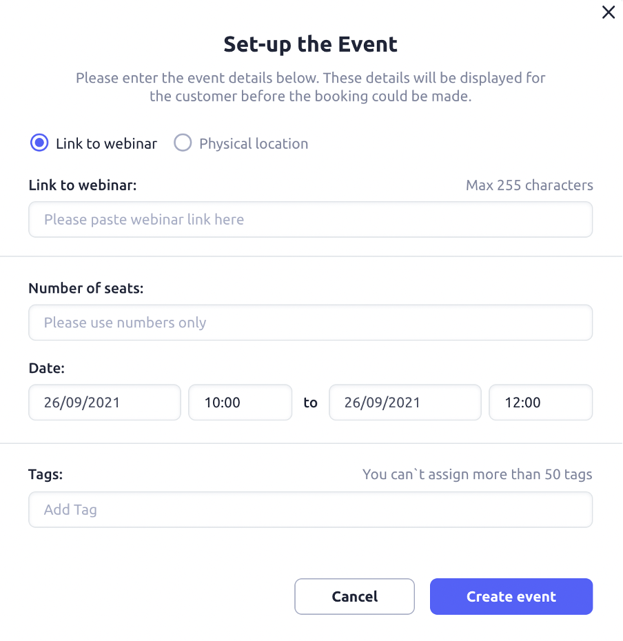 My Learning Hub Software - Events