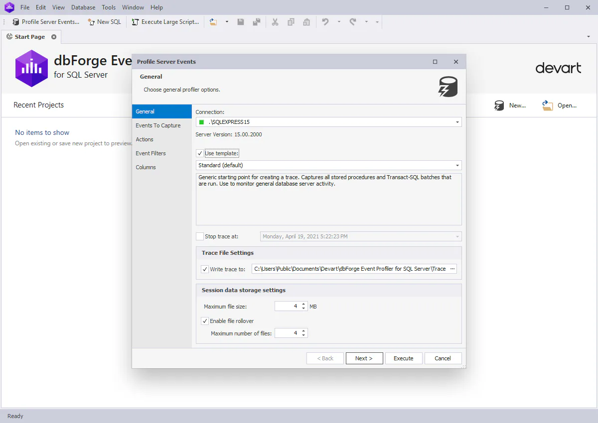 dbForge Event Profiler for SQL Server Cost & Reviews - Capterra ...