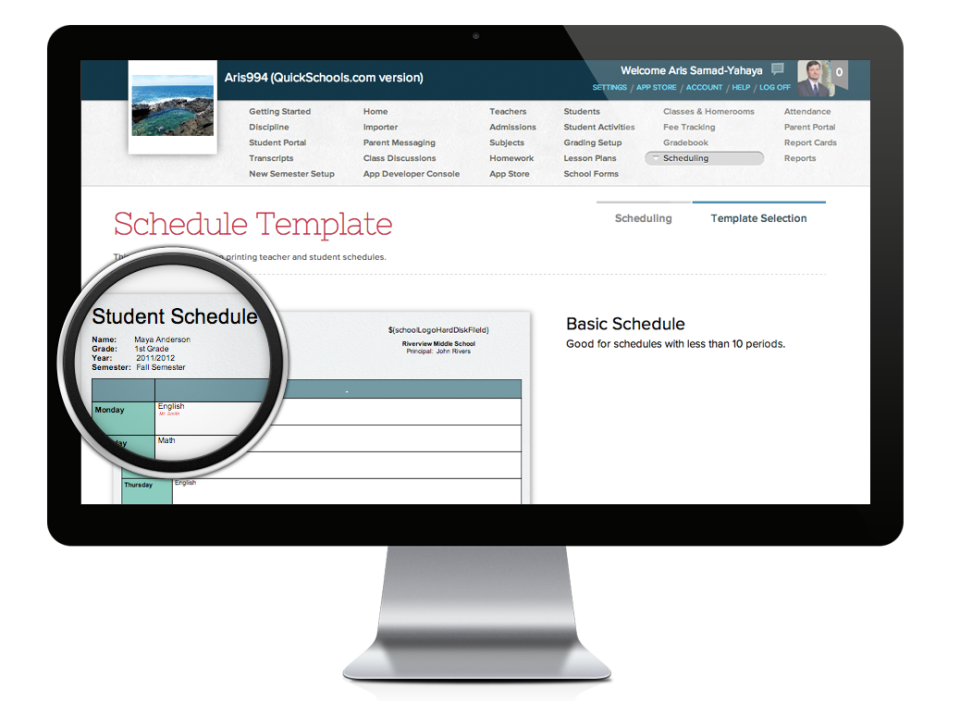 QuickSchools.com Software - 3