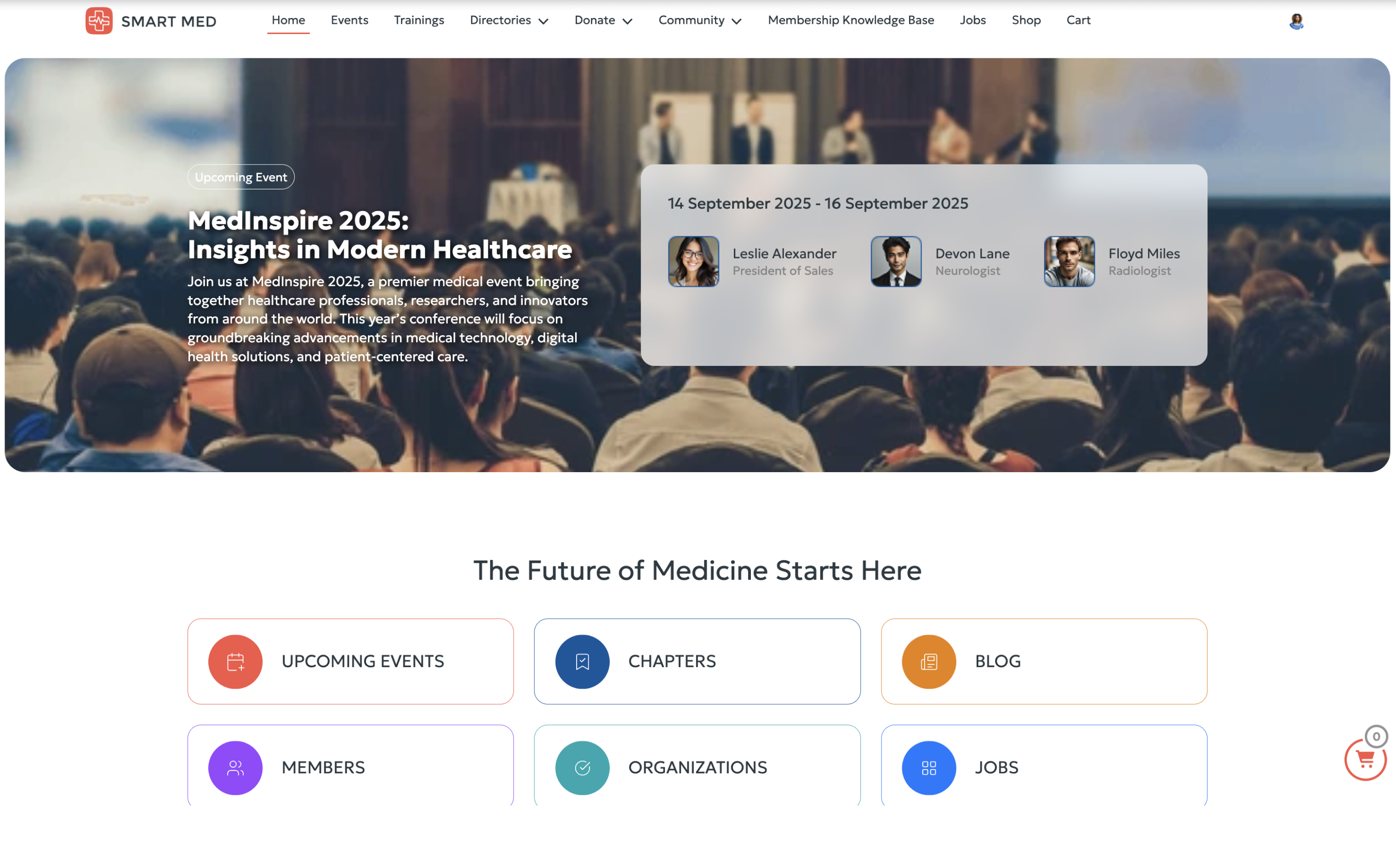 AC MemberSmart screenshot: AC MemberSmart home page
