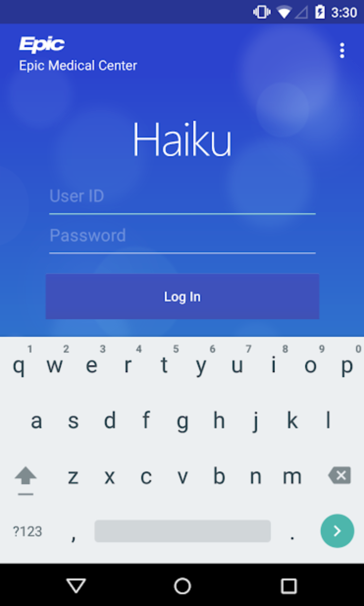 EpicCare Software - Haiku provides secure access to authorized clinical users of Epic’s Electronic Health Record