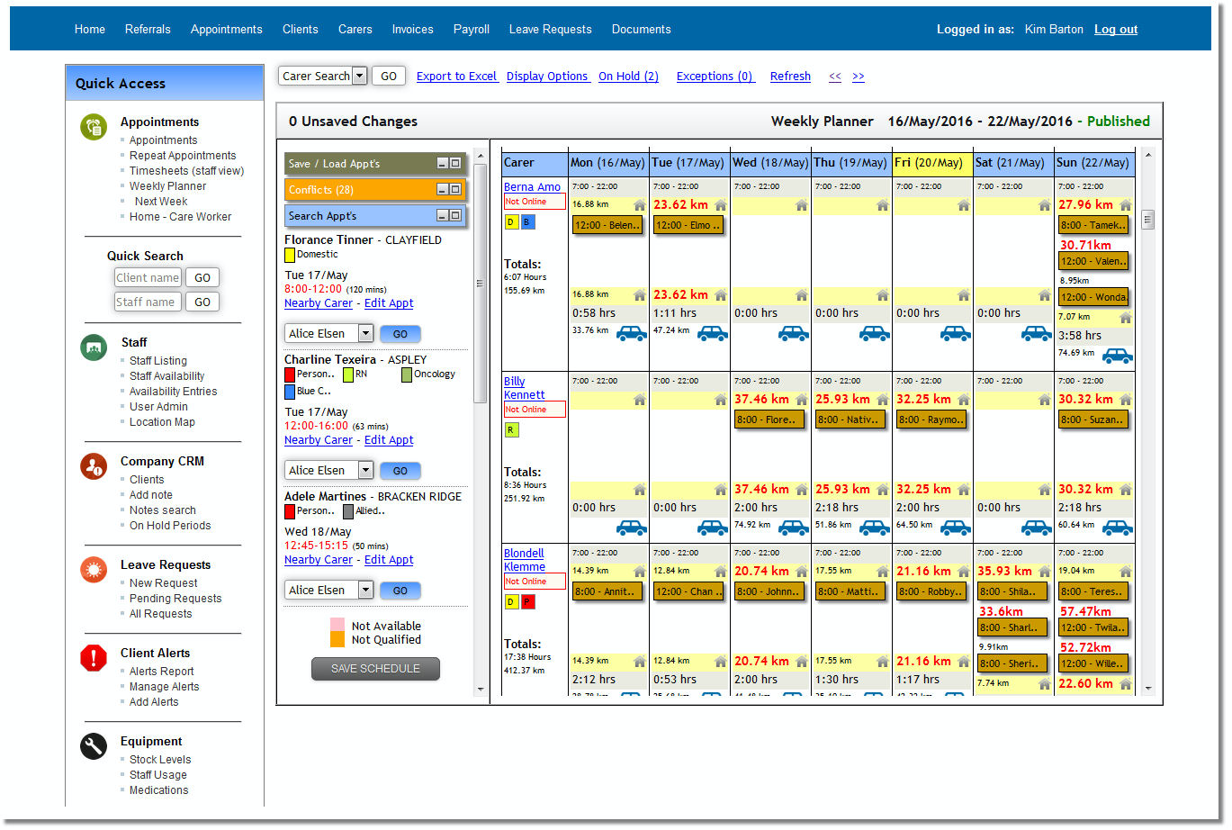 TurnPoint Software - Manage staff rostering & scheduling