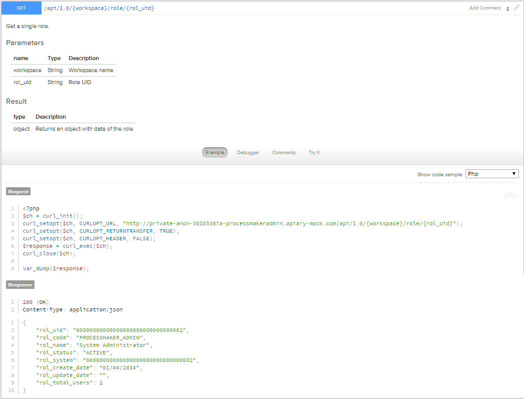 REST API support allows developers to create custom integration options between ProcessMaker and other third party standalone or web applications, along with administrators scripting interactions with the ProcessMaker server