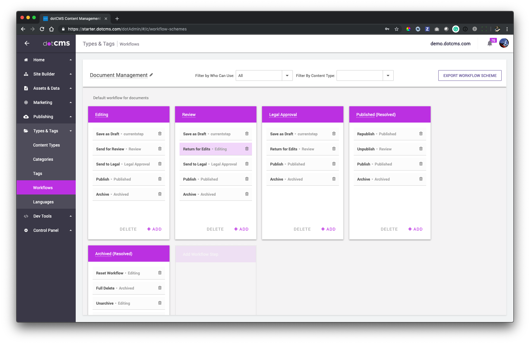 dotCMS Software - 5
