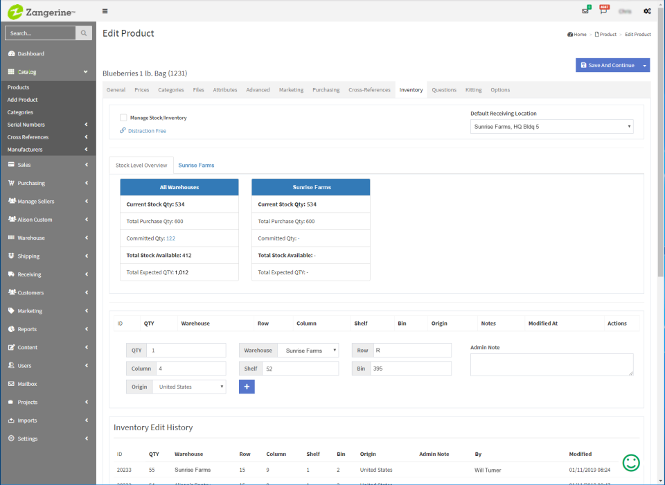 Zangerine product management