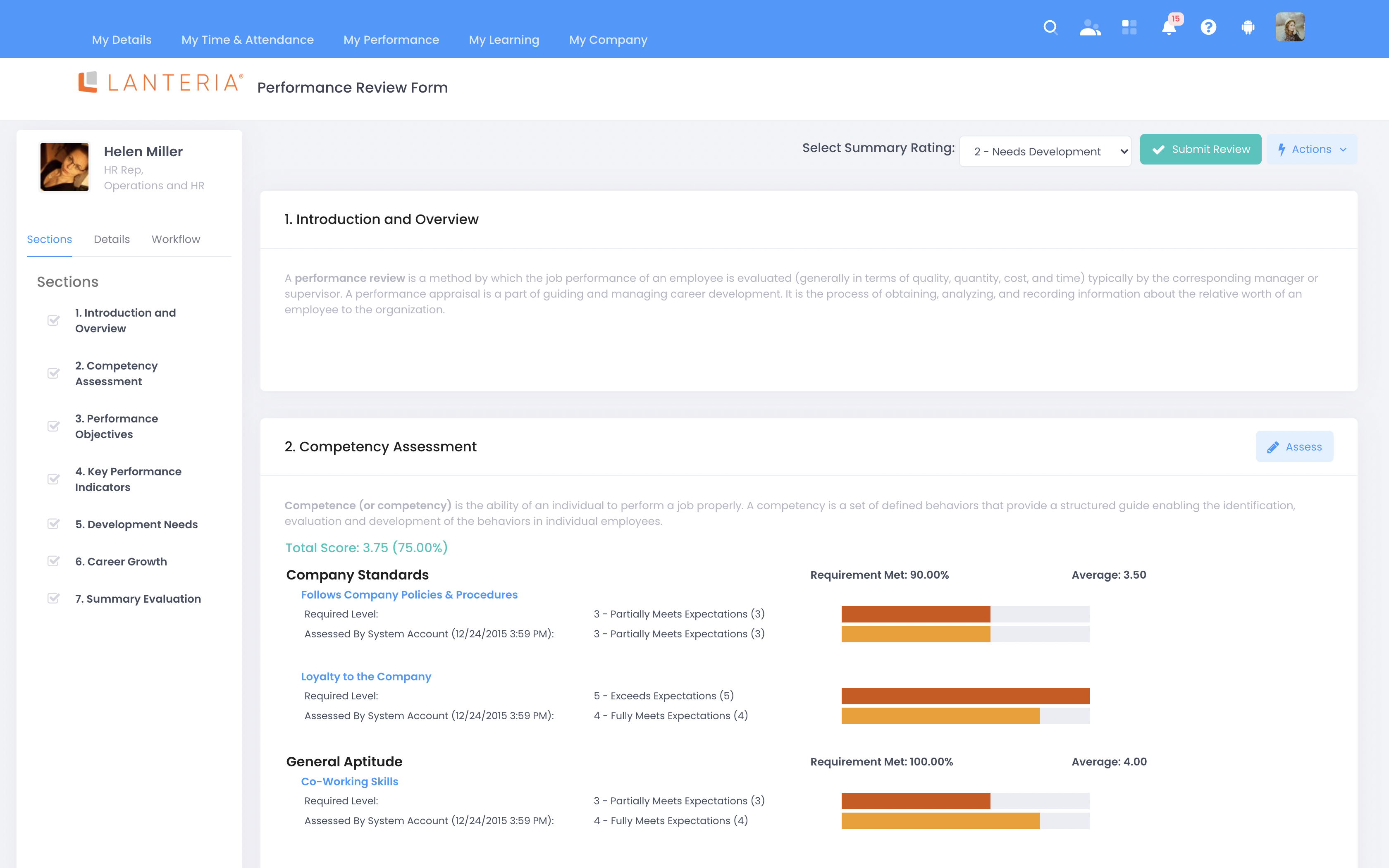 Lanteria HR Software - 4