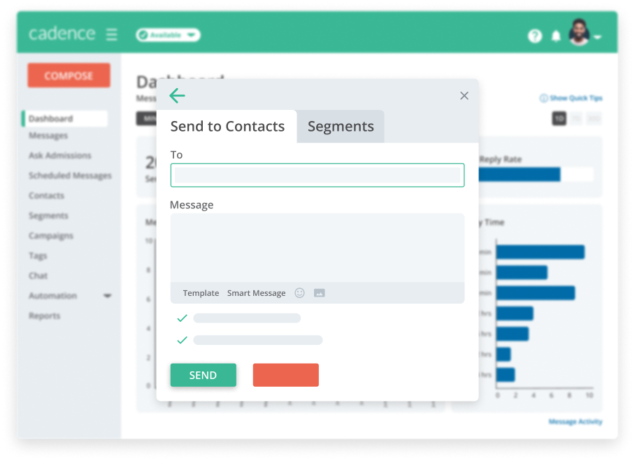 Mongoose screenshot: Mongoose Text: Strengthen relationships with students, prospects, and alumni through meaningful, timely messaging that drives action at every stage of their journey. With powerful campus-wide texting—including mass, one-to-one, and multimedia messaging.