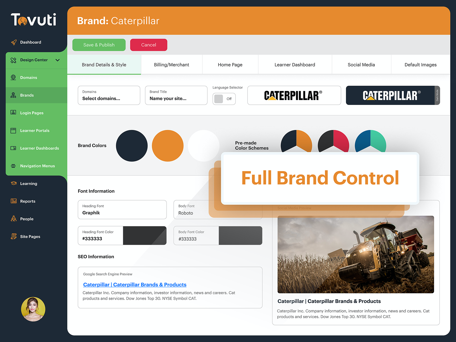 Full Brand Control