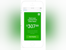 Square Payroll Software - Employees receive paycheck notifications via mobile