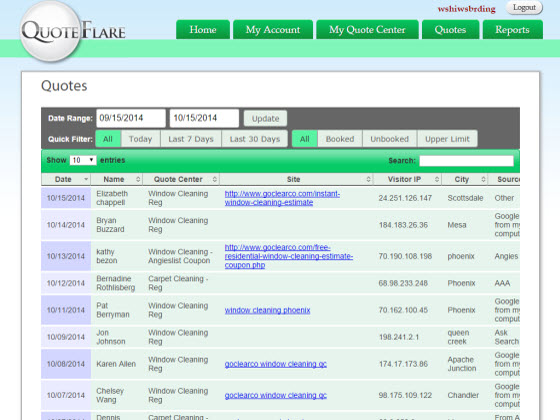 QuoteFlare screenshot