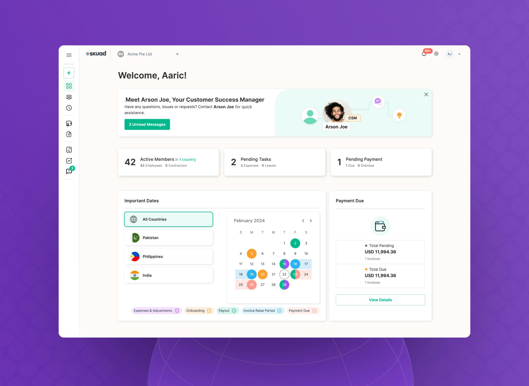 Payoneer Workforce Management