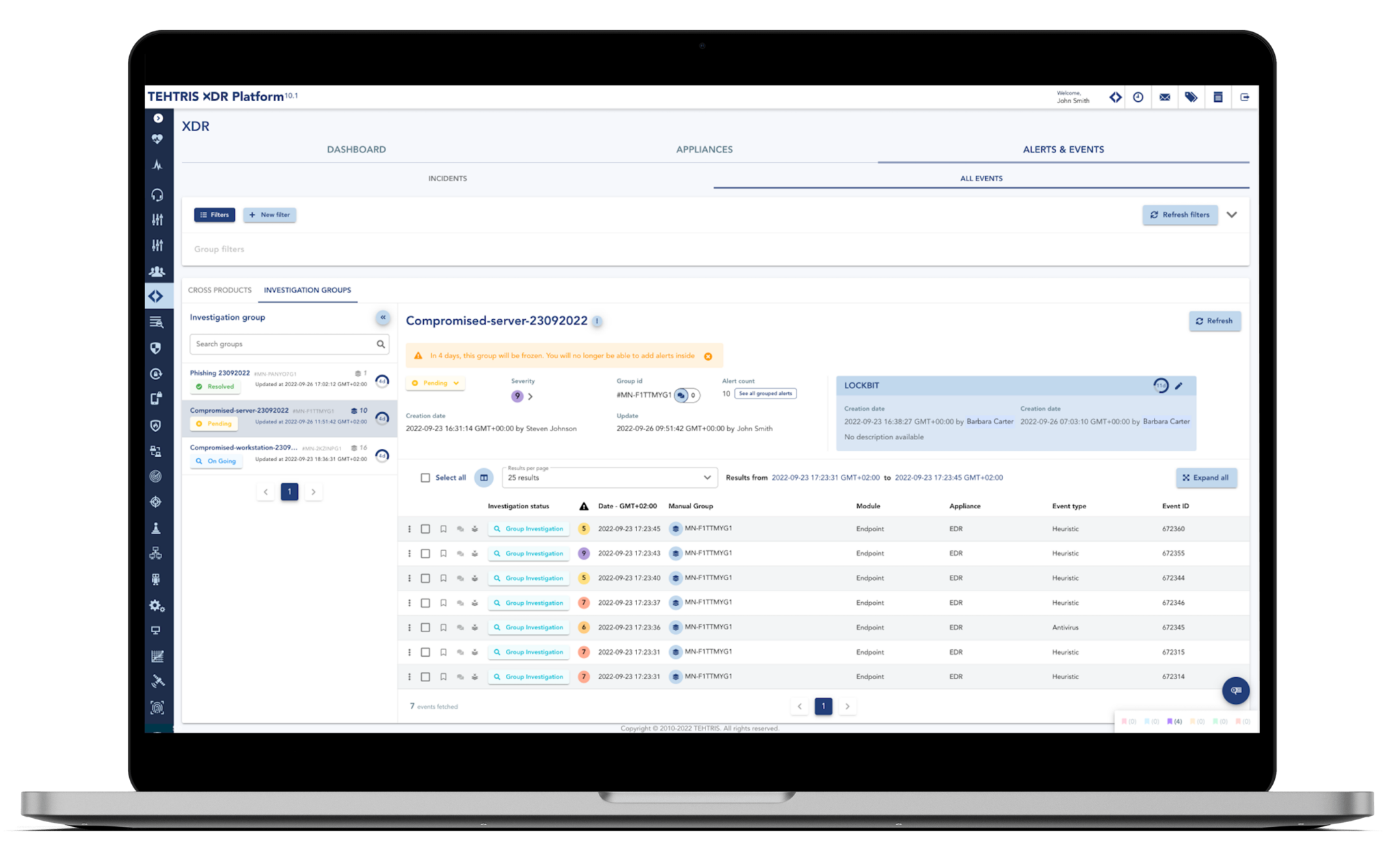 TEHTRIS XDR Platform Logiciel - 1