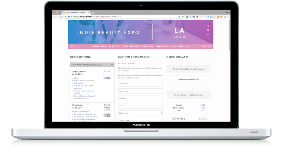 Custom ticketing page-thumb
