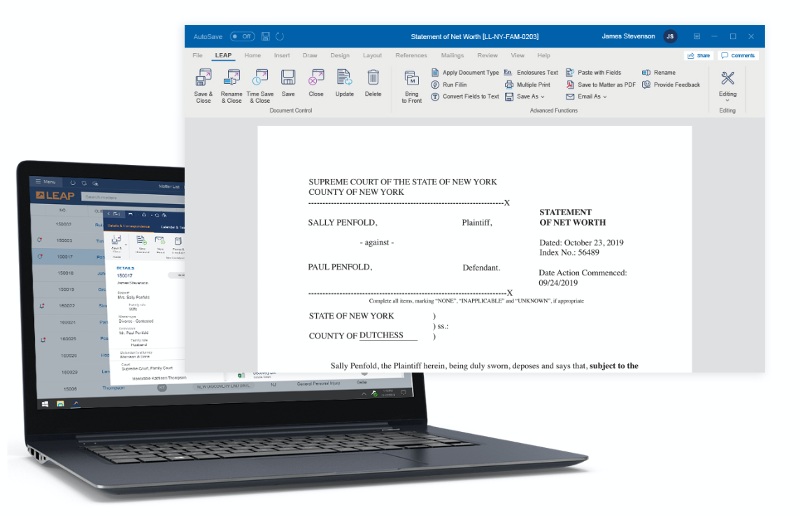 LEAP Software - Automated legal forms