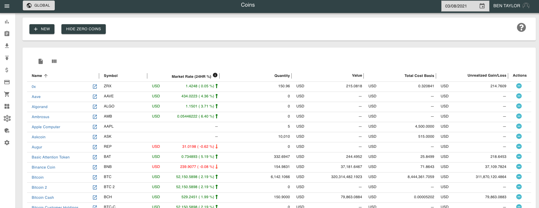 SoftLedger Software - Crypto asset management