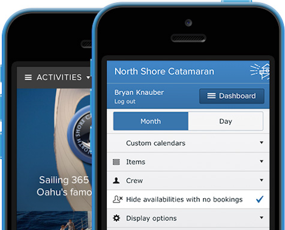 FareHarbor screenshot: features-mobile