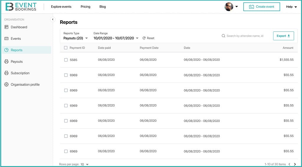 EventBookings Software - 5