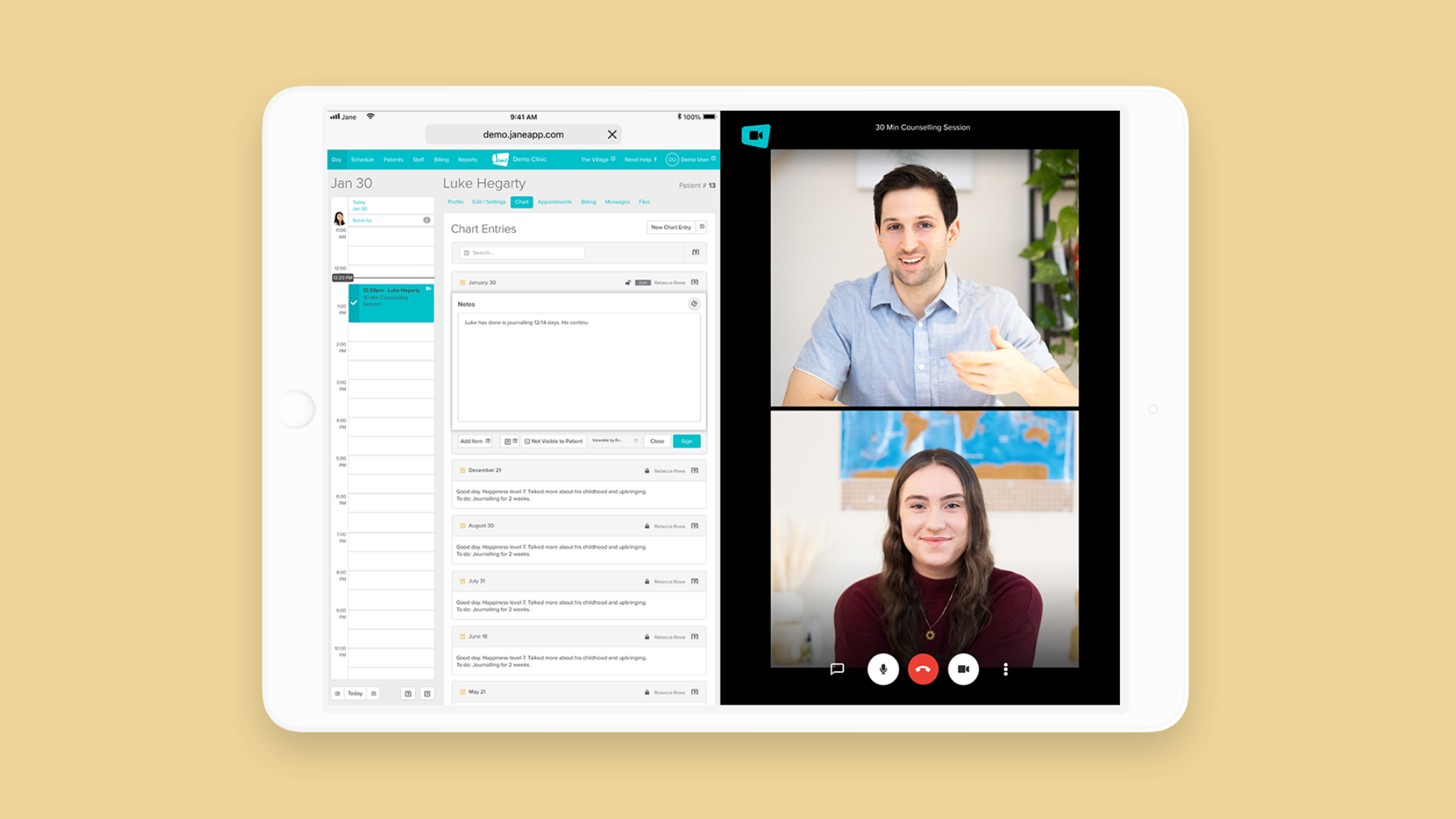 Jane Software - Jane Telehealth Appointment