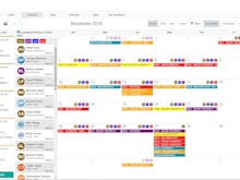 Dusk IOP Software - Assign your own colours based on your planners, work types or resources