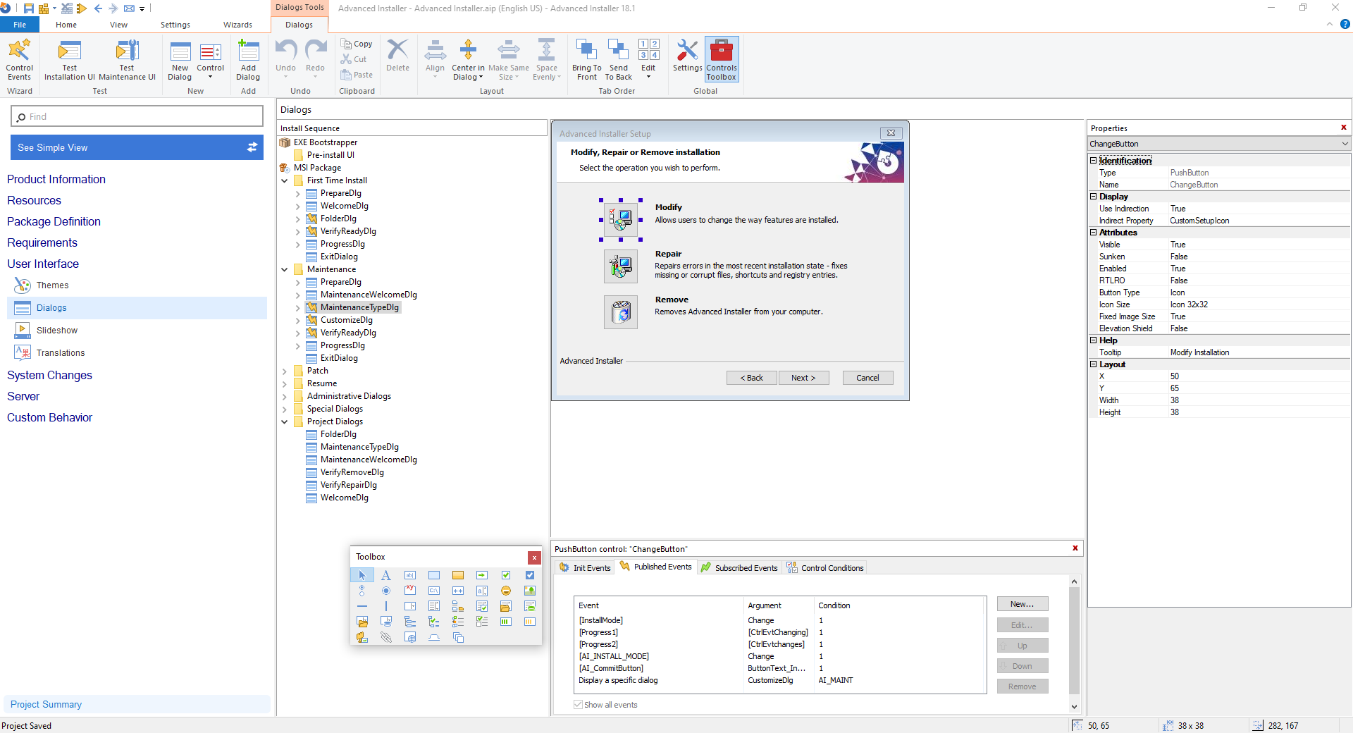 Editing Windows Installer Dialogs