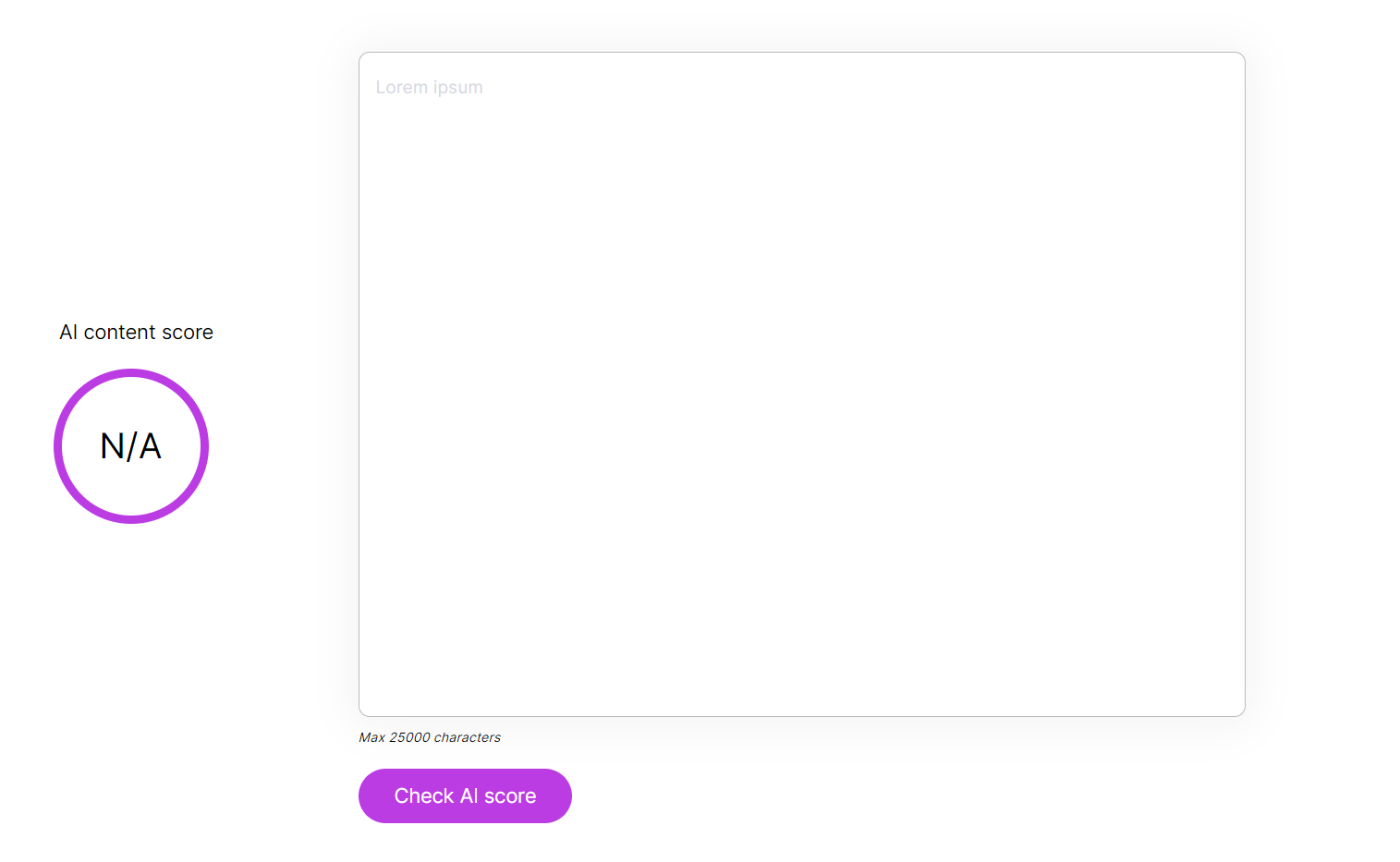 AIContentfy screenshot: AIContentfy AI detection