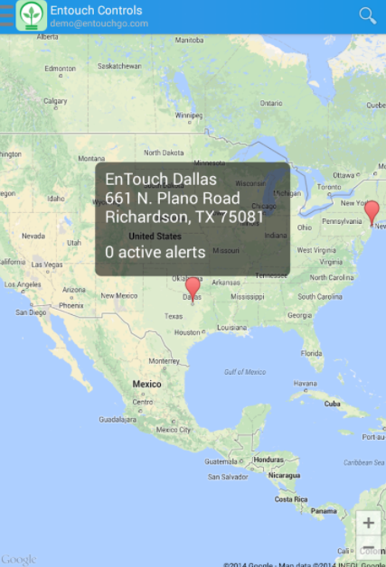 ENTOUCH Software - ENTOUCH geo-location alerts