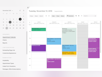 Acuity Scheduling Software - View and manage appointments on a color-coded calendar, with day, week and month views
