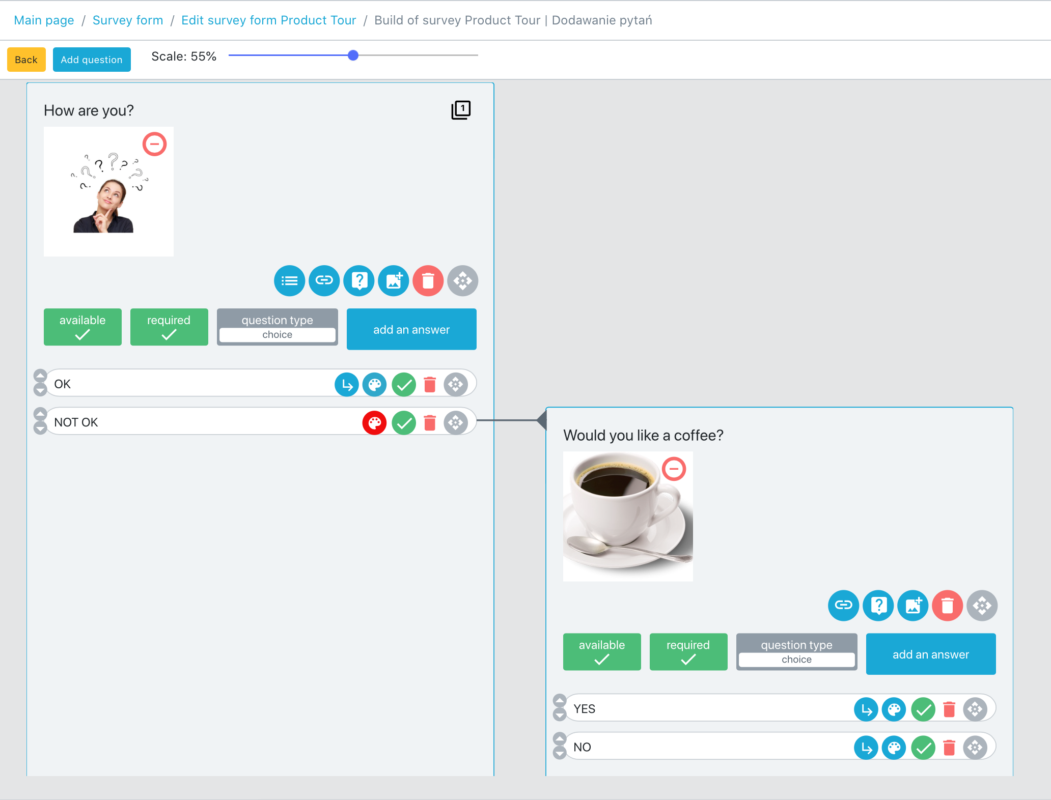 icmInspector screenshot: icmInspector no-code workflow management
