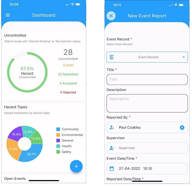 Stems Software - Stems One mobile app - Incident reporting