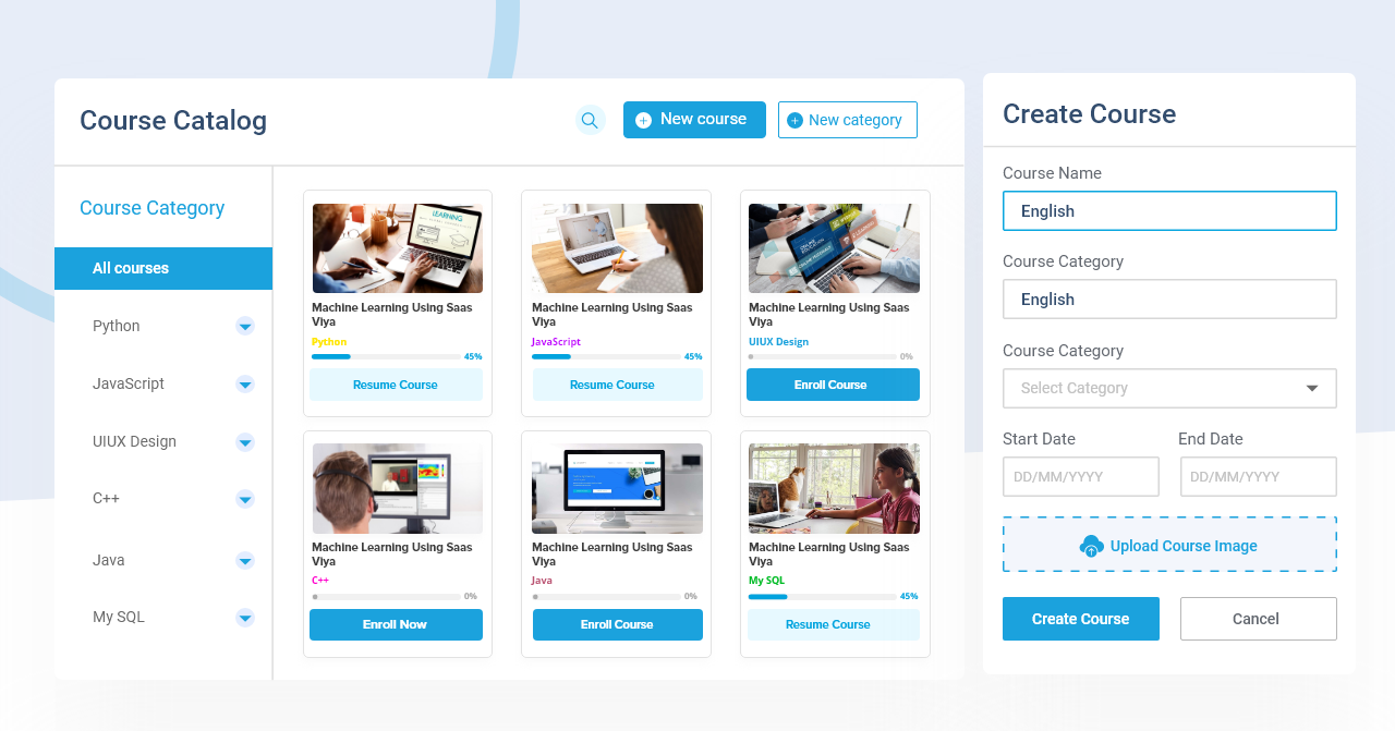 Paradiso LMS Software - With Paradiso course catalog you can make use of thousands of off-the-shelf courses in many different categories.