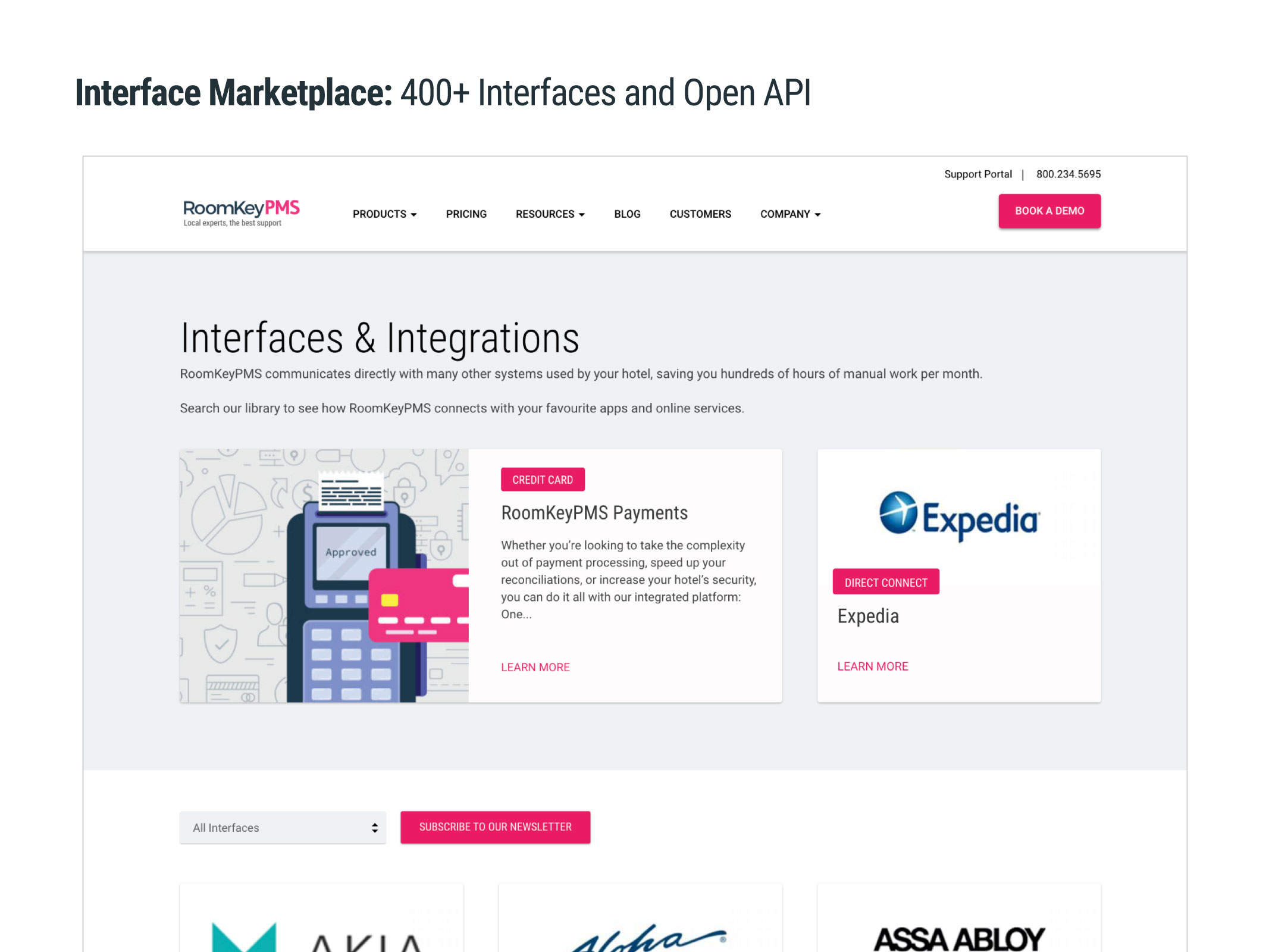 400+ Interfaces and Open API