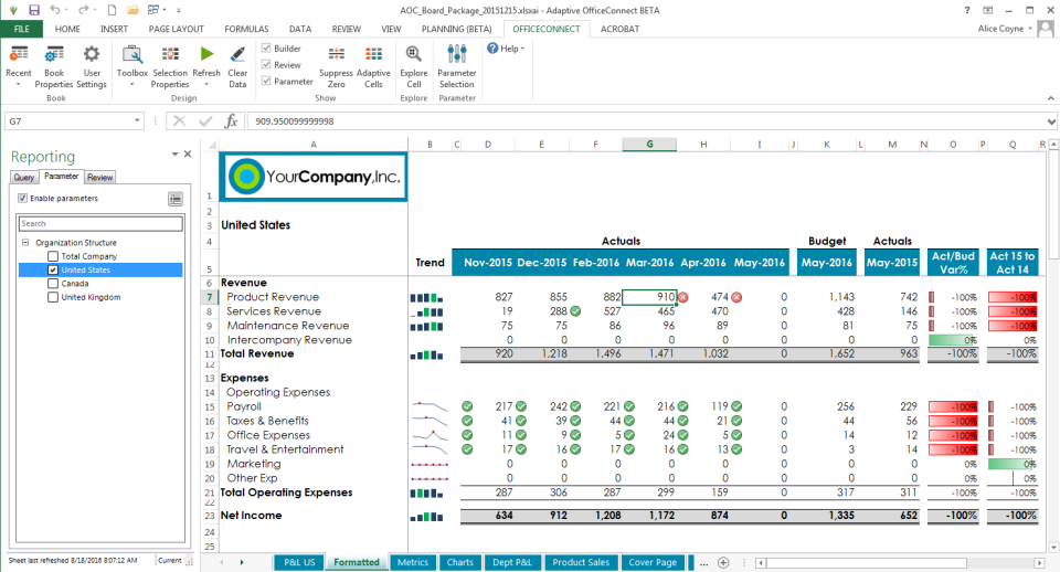 Adaptive Planning Software - 3