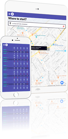 Reservationengine Software - The solution is accessible via smartphones and tablets for users who are constantly on-the-go
