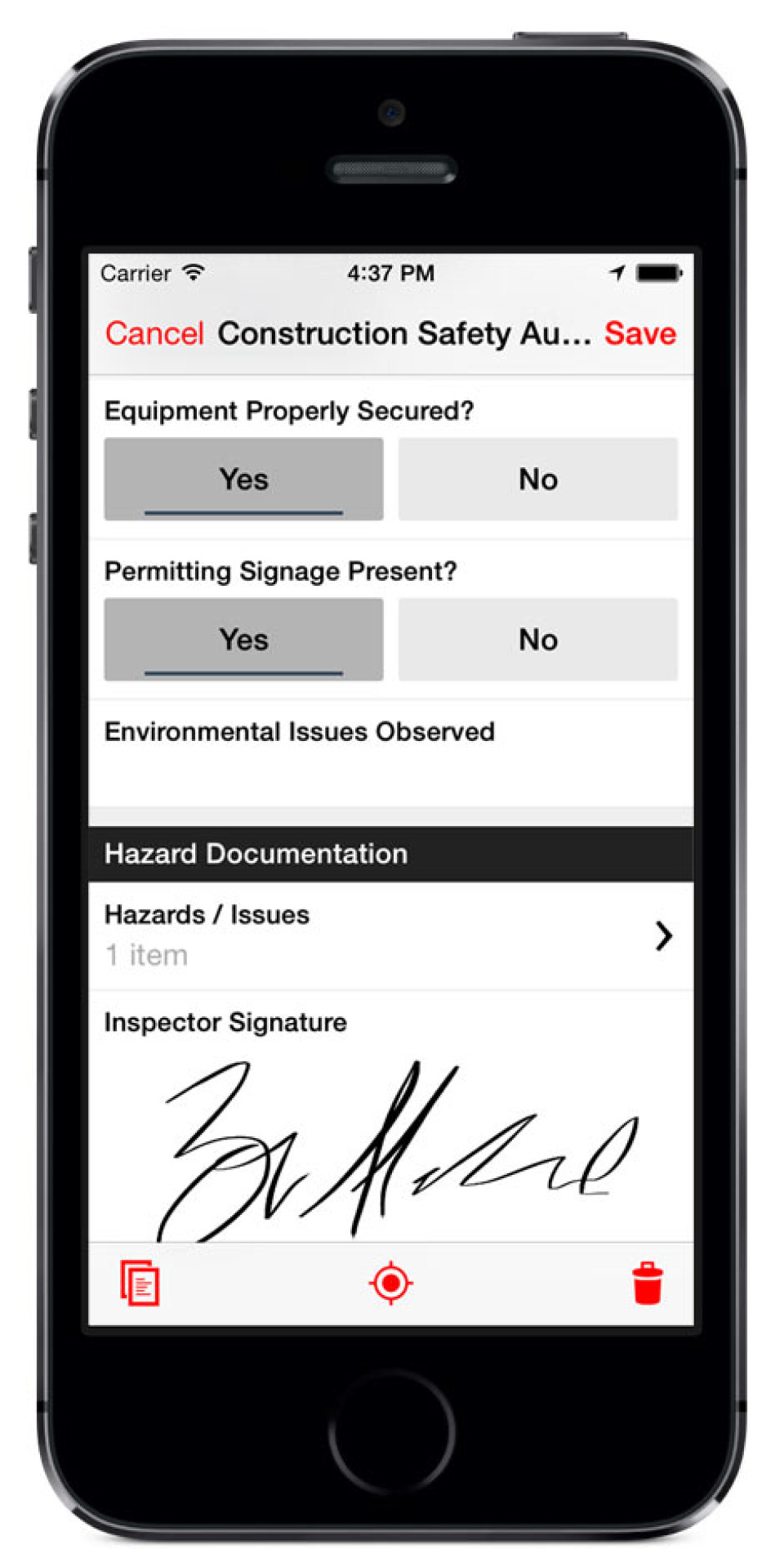 Fulcrumapp.com Software - Signatures can be captured electronically through Fulcrum's native mobile apps