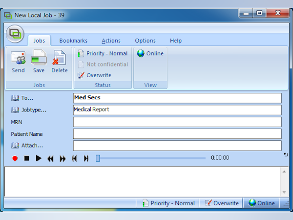 Winscribe Dictation Software - 1