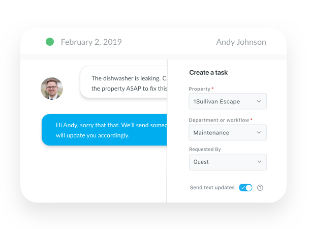 Breezeway Software - Tie Your Operations and Messaging Together by Communicating with Guests & Create Maintenance Jobs Directly from Messages
