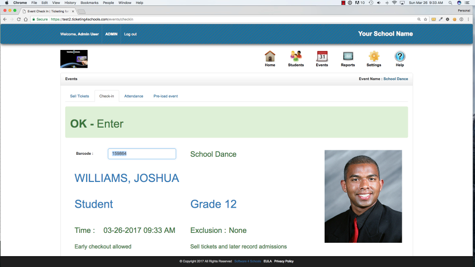 Check-in Barcode Scanner-thumb