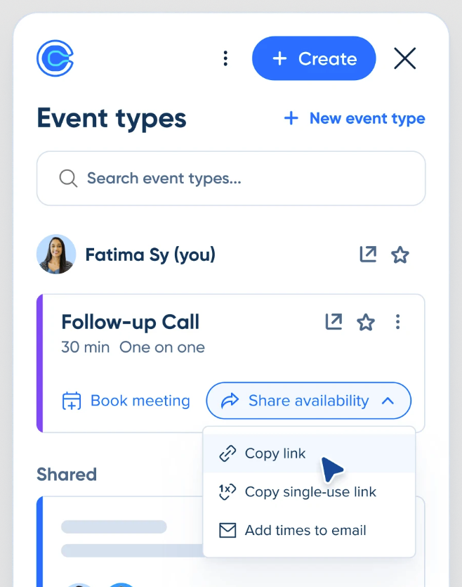 Calendly Software - Calendly mobile access