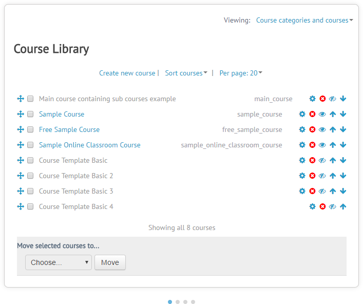 ScholarLMS course library