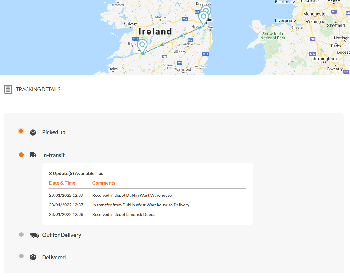 Zoom Courier Software screenshot