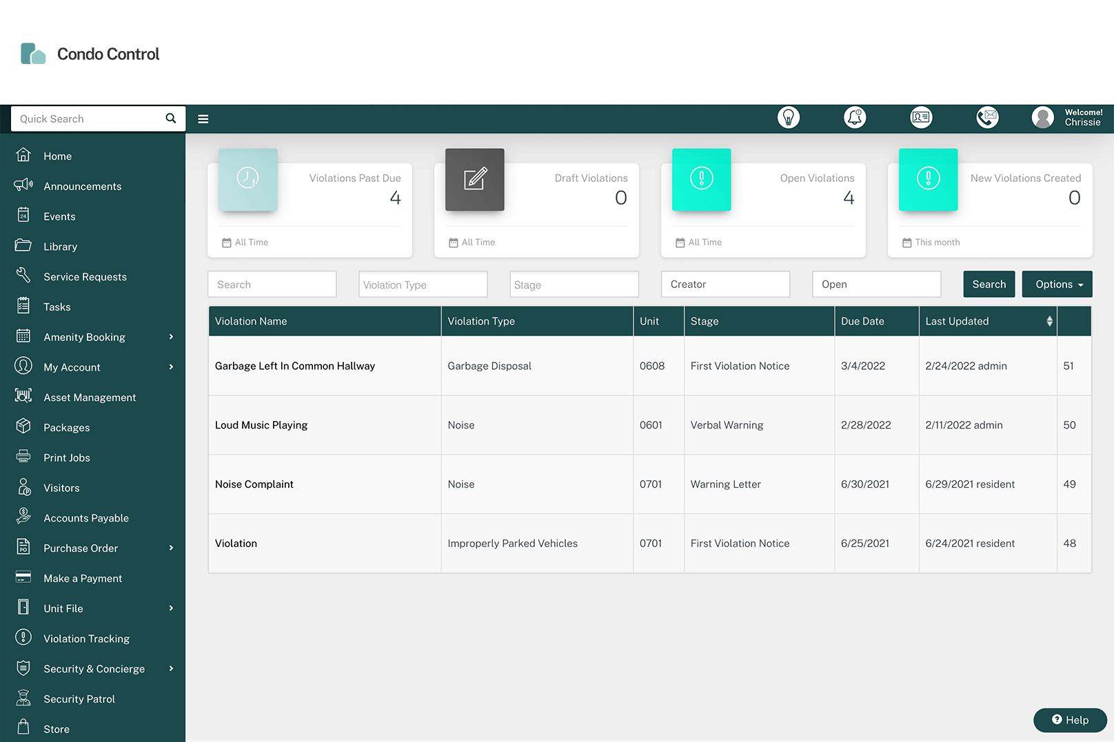 Condo Control Logiciel - 3