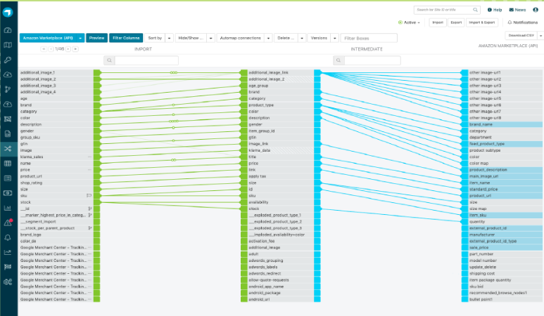 Productsup Software - Productsup product data mapping