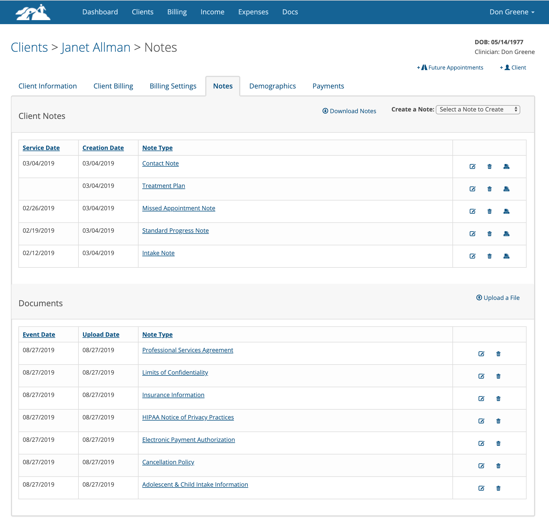 TherapyMate Software - 3