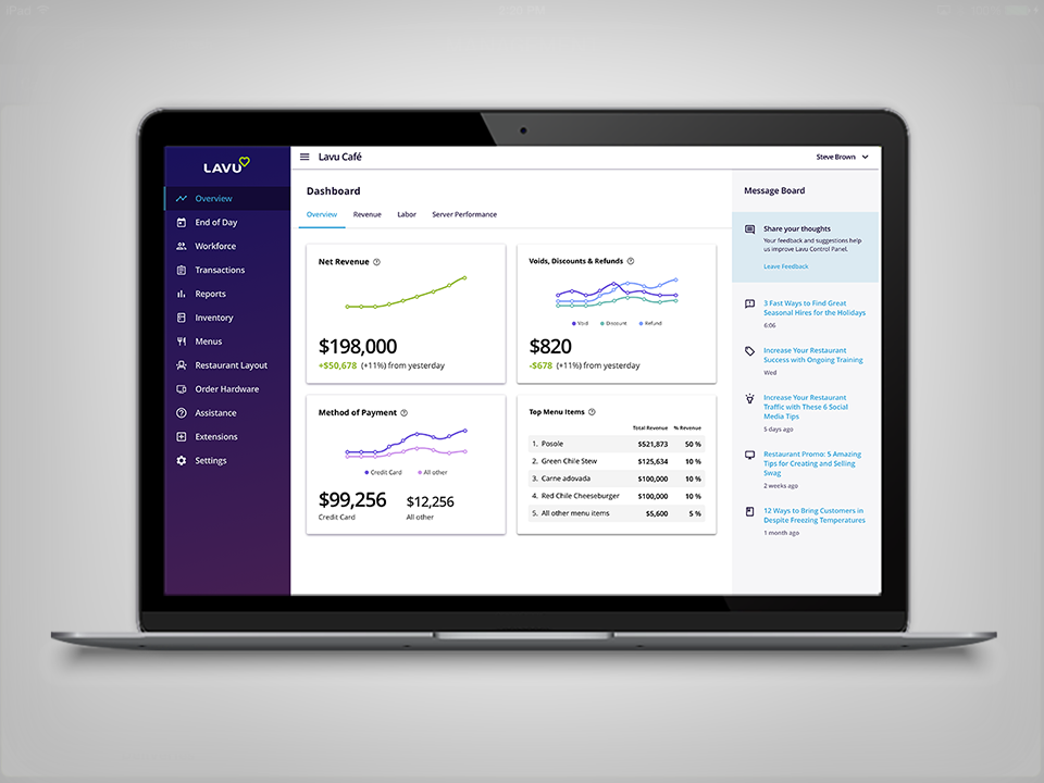 Lavu POS Software - 2